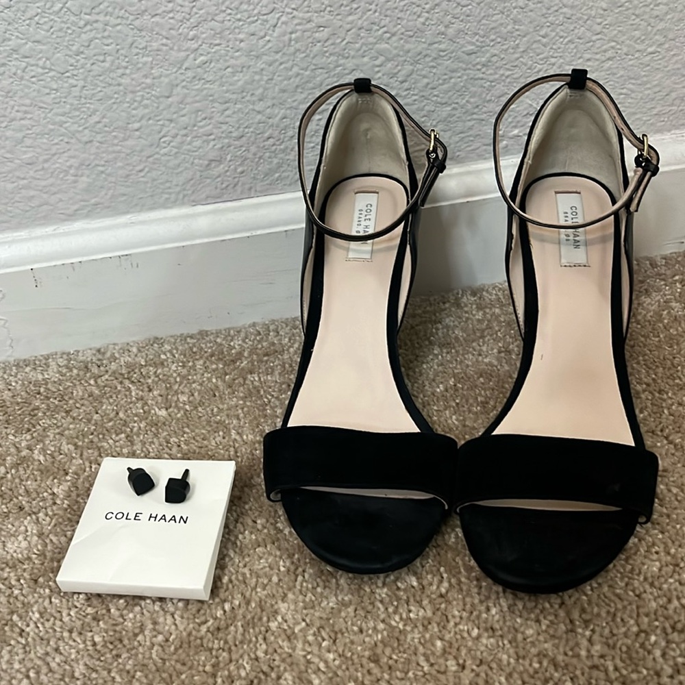 Cole Haan France Grand 360 Strappy Heels Genuine Leather Size 7